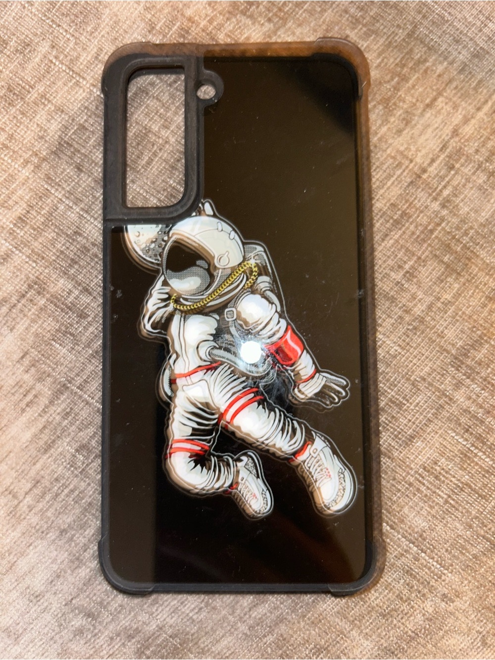 Samsung S21 FE phone case 
Black Astronaut Graphic Phone Case - Unbranded